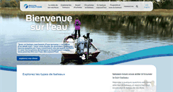 Desktop Screenshot of fr.discoverboating.ca