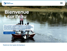 Tablet Screenshot of fr.discoverboating.ca